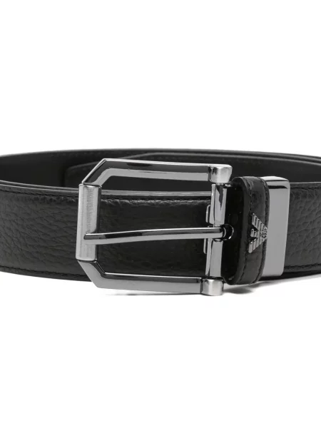 Curea Emporio Armani din piele negru