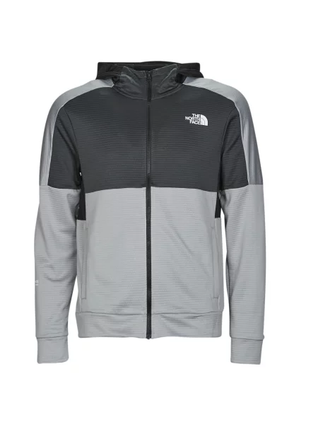 Hanorac din fleece The North Face din fleece gri