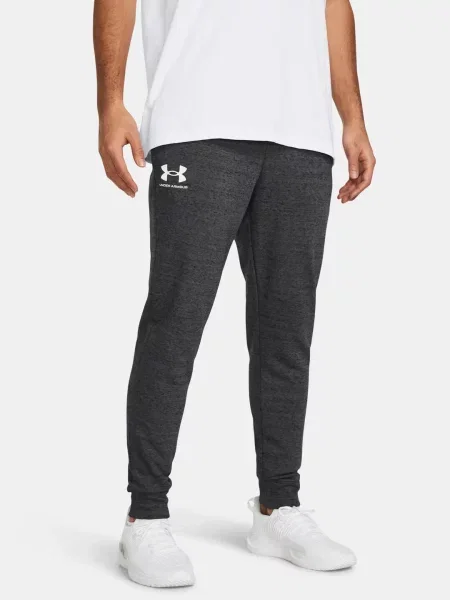 Pantaloni de trening Under Armour din material terry gri