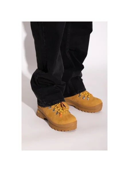 Buty trekkingowe Off-white skórzane trekkingowe białe