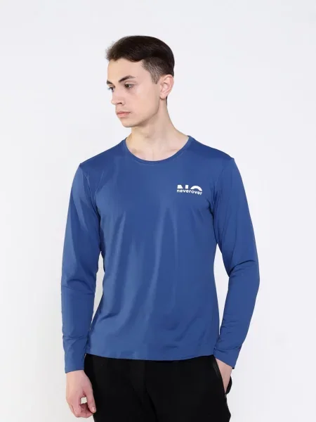 Neverover Tricou funcțional albastru