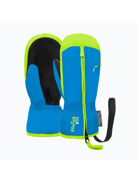 Mănuși de schi pentru copii Reusch Ben Mitten brilliant blue/safety yel albastru