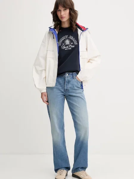 Tommy Jeans kratka majica modra