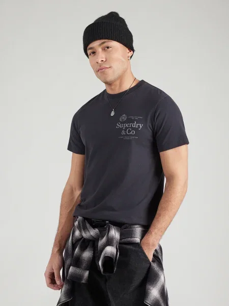 Superdry & Co Majica Company marine siva