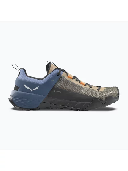 Buty podejściowe Salewa Wildfire Nxt GTX quicksand / dark denim niebieskie