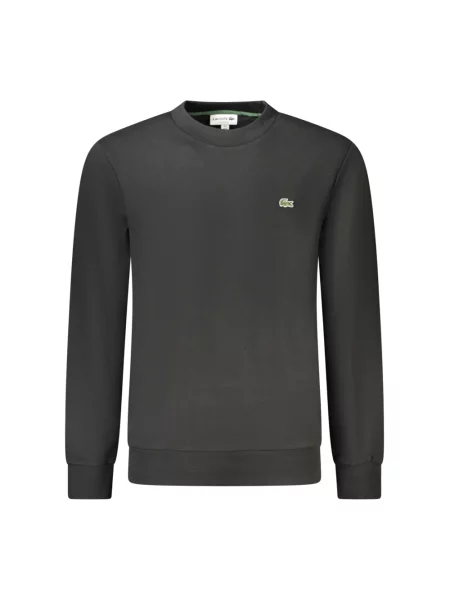 Bluza Lacoste z długim rękawem polarowa czarna