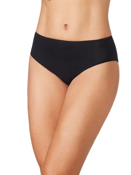 Zd ZERO DEFECTS Chiloți Aurora high waist Organic cotton' negru