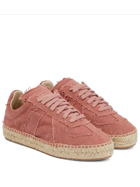 Plátěné tenisky Maison Margiela růžové