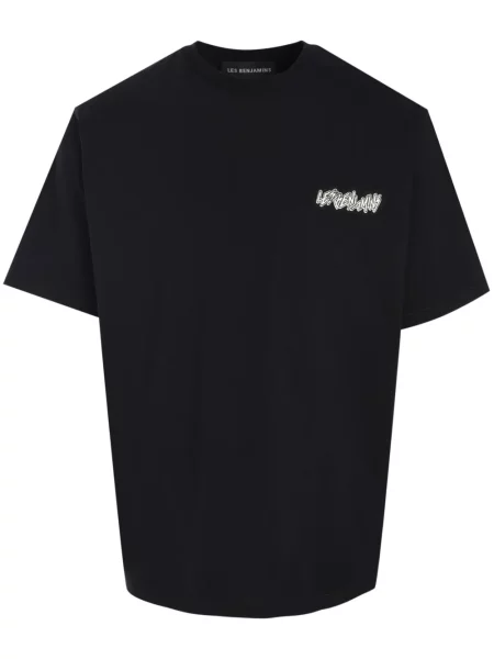 Tricou Les Benjamins cu imagine negru