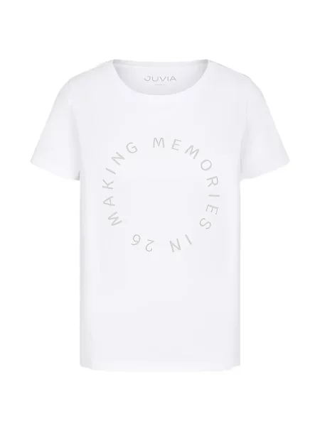 Tricou Juvia cu imagine alb