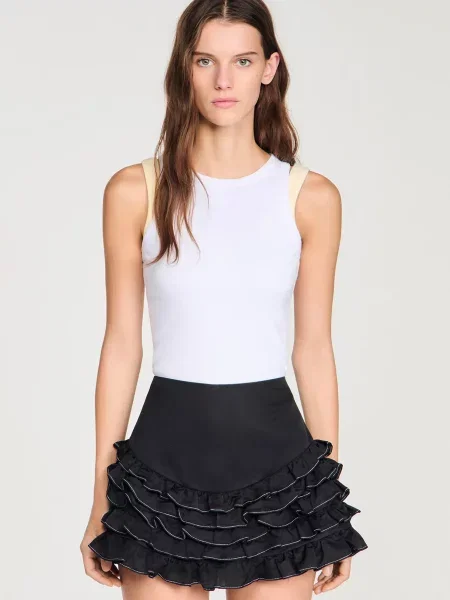 Юбка Sandro черная