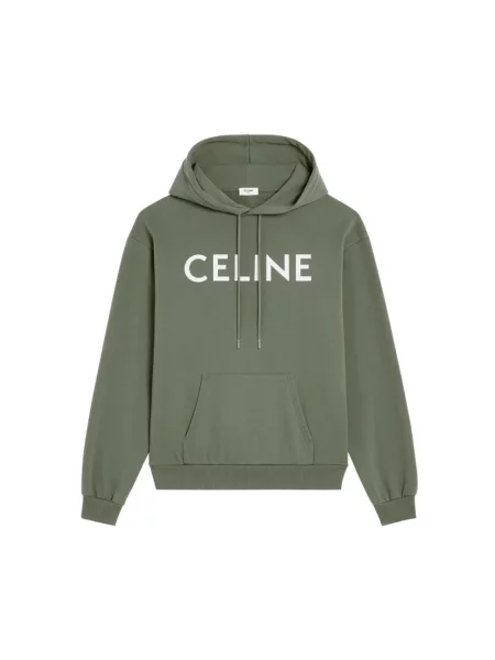 Bluza z kapturem Céline z kapturem zielona