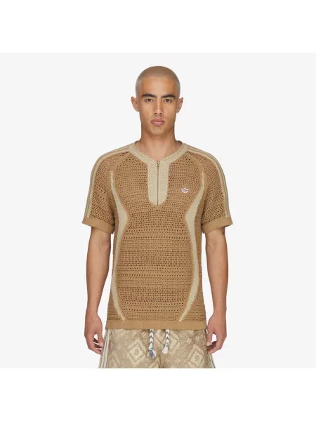 Adidas Originals CLOT x adidas by Edison Chen t-shirt ανδρικό με μπεζ