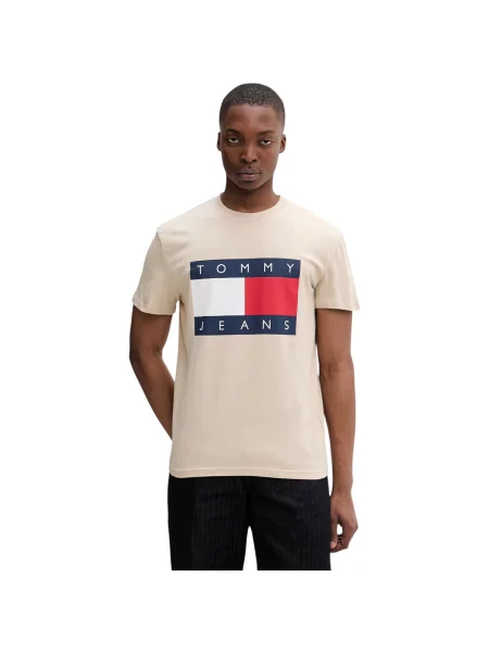 Tricou Tommy Hilfiger bej