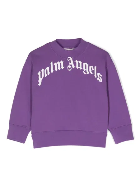 Bluza dziecięca Palm Angels fioletowa