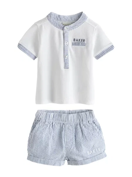 Palton copii Baker By Ted Baker alb