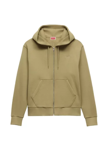 Hanorac cu glugă Kenzo cu broderie verde