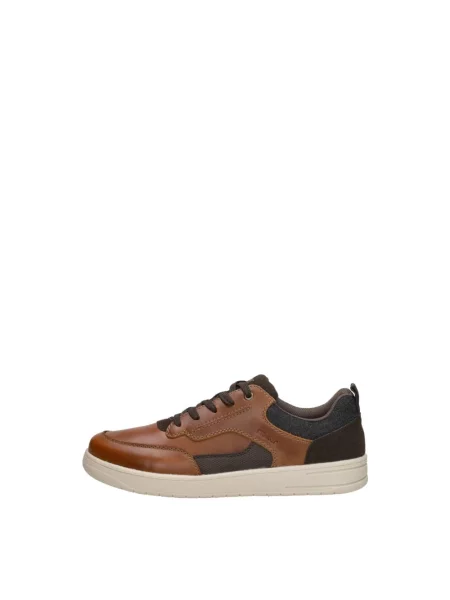 Sneakersy Rieker brązowe