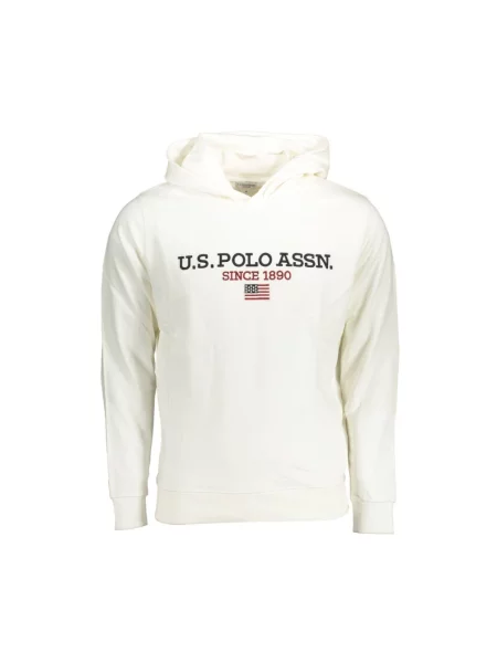 Bluza z kapturem U.s Polo Assn. z kapturem biała