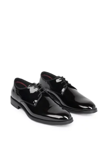 Pantofi derby Ps Paul Smith din piele de lac negru