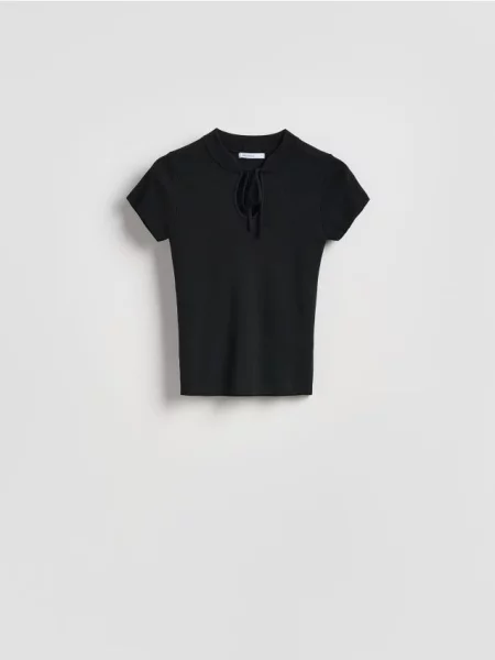 Reserved Світшот із додаванням чорний