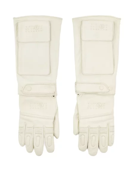 Mănuși Mm6 Maison Margiela alb