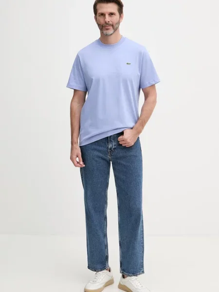 Lacoste basic férfi póló kék