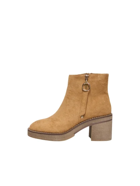 ONLY Kotníkové boty BABETTE velbloudí
