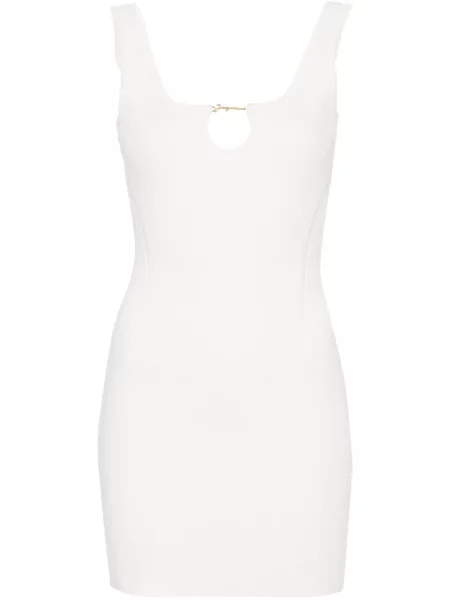 Rochie mini Jacquemus de costum alb