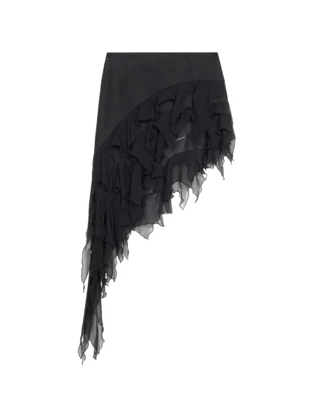 Fustă Blumarine asimetrică negru