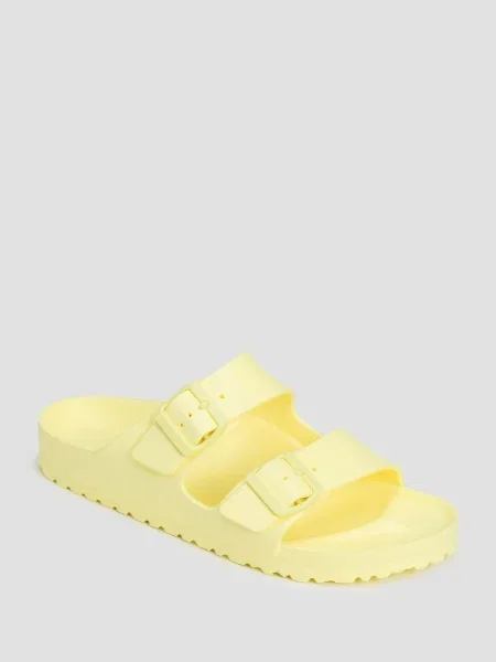 Klapki BIRKENSTOCK Arizona EVA Narrow popcorn żółte