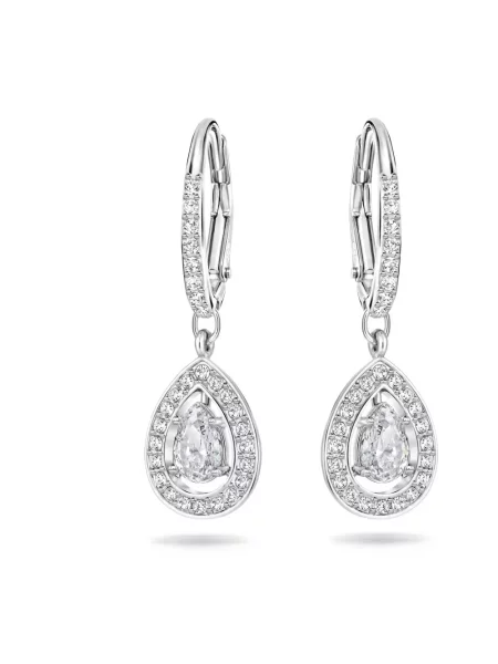 Kolczyki Swarovski szare