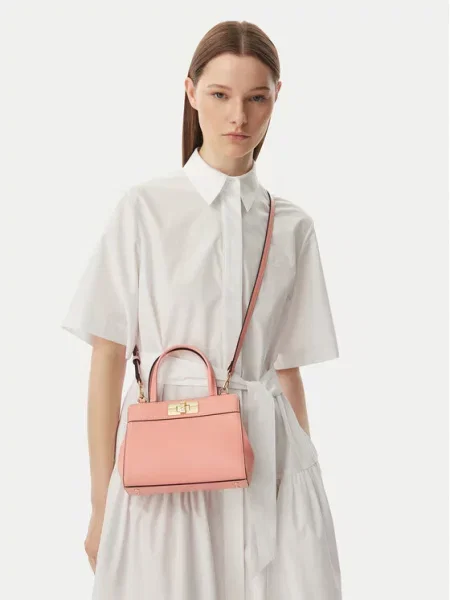 Tommy Hilfiger Τσάντα Th Modern Mini Satchel Ανοιχτό ροζ