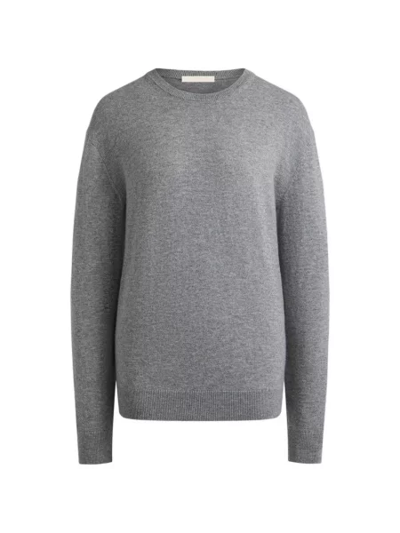 Pulover 12 Storeez cu decolteu rotund gri