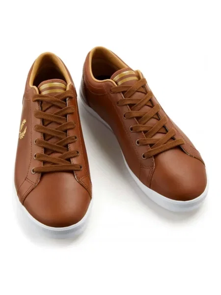 Sneakersy Fred Perry brązowe
