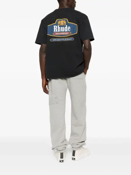 Tricou Rhude cu imagine negru