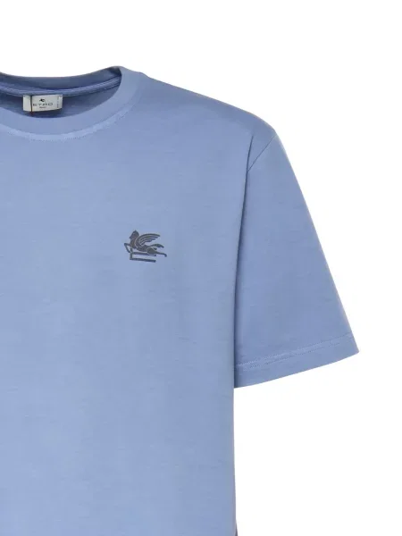 Tricou Etro cu imagine albastru