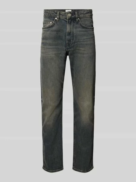 Jeansy o kroju straight fit z mieszanki bawełny model RAY' Joop! Jeans zielone