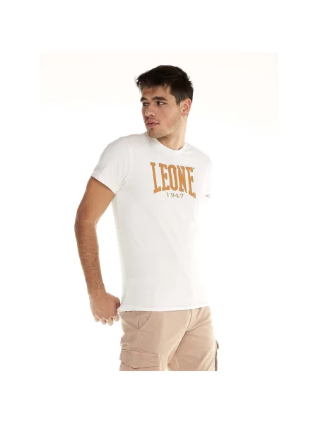 Scurt tricou Leone 1947 cu mâneci scurte alb