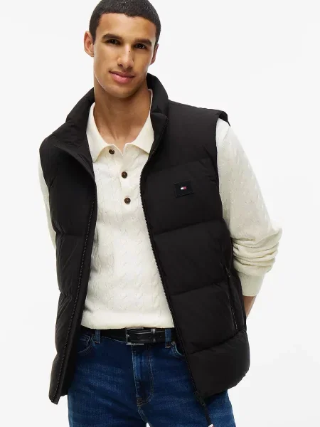 Пуховый жилет Tommy Hilfiger черный