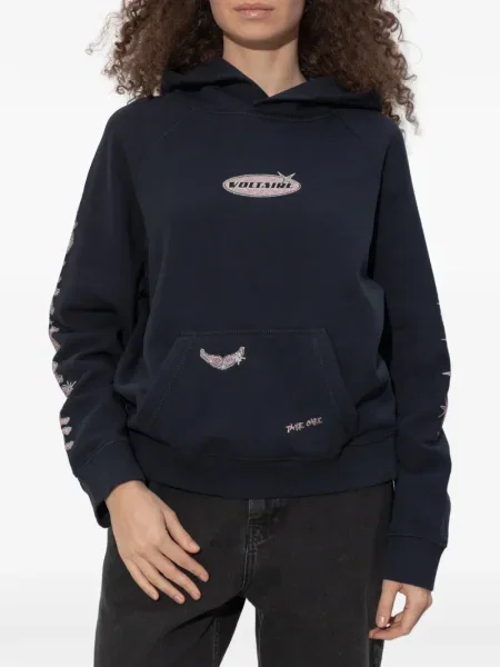 Hanorac cu glugă Zadig&voltaire albastru