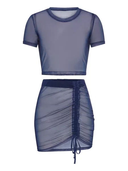 LSCN by LASCANA Obleka za na plažo temno modra