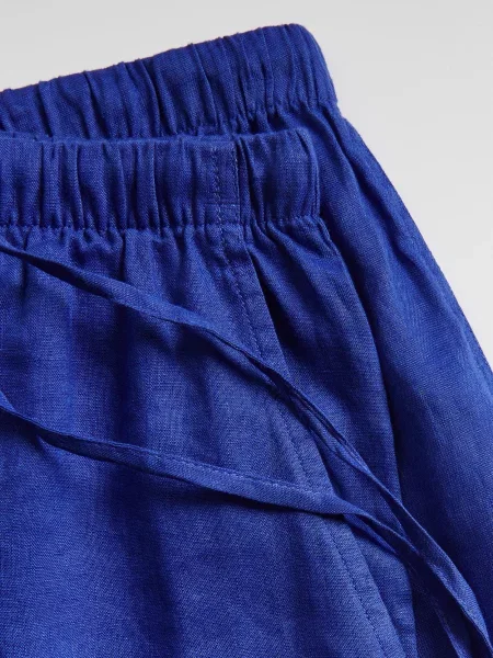 Reserved Лляні шорти гіацинтовий 