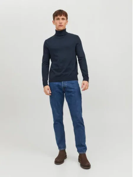 Jack&Jones Rolák Tmavomodrá modrý