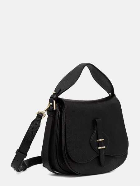 Кожаная сумка Coccinelle черная