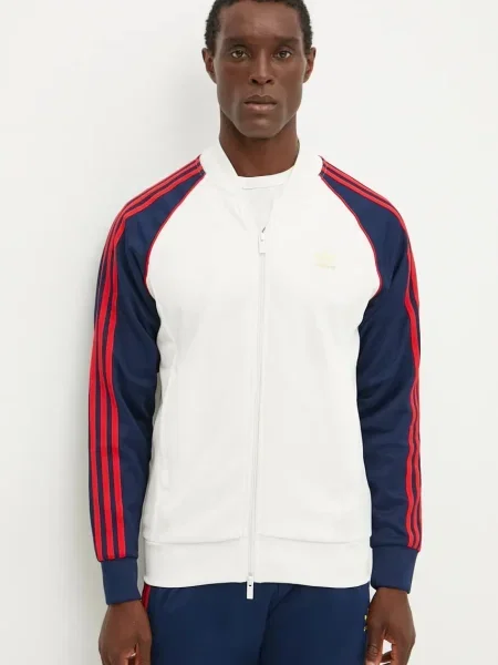 Суитчър Adidas Originals с принт бяло