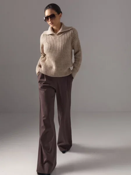 Штани палаццо TrikoBakh мокко