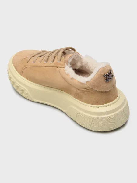 Кеды Casadei бежевые