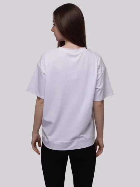 Футболка STREAM віскоза/поліестер білий