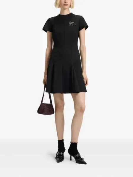 Rochie mini Hugo cu funde negru
